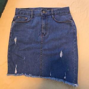 jean skirt